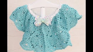 Bolero de piñas a crochet a juego con vestido [upl. by Conlon]