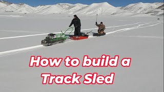 Build Your Own track sled for Cheap part 1 [upl. by Shirlie460]