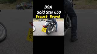 BSA Gold Star 650 Exaust Sound [upl. by Ferullo]