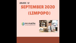 Trigonometry September 2020Limpopo [upl. by Neetsyrk]