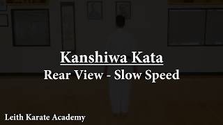 UechiRyu Kanshiwa Kata  Rear View  Slow Speed  Karate Tutorial [upl. by Eldon28]