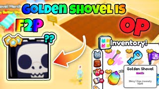 The Golden Shovel is OP  Pet Simulator 99 [upl. by Ennazus496]