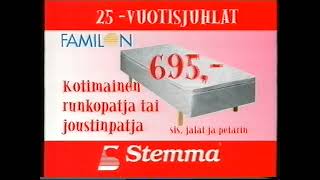 MTV3 Mainoskatko Joulukuu 1999 [upl. by Esirehc]