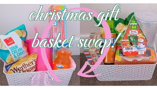 Christmas gift basket swap 🎄✨️ [upl. by Kiraa]