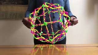 Hoberman Sphere Breathing [upl. by Eanej]