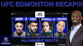 UFC EDMONTON BRANDON MORENO VS AMIR ALBAZI RECAP [upl. by Rainer]