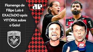 quotO Flamengo do Filipe Luís TEM VONTADE TEM GANA TEM ENTREGA E o Gabigolquot 3x1 no Galo ELOGIADO [upl. by Scotti]