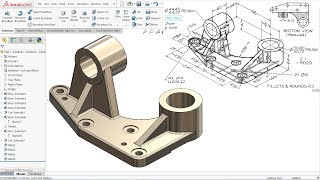 SolidWorks Tutorial for beginners Exercise 49 [upl. by Orpha]