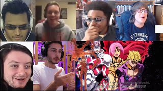 jojos bizarre adventure opening 95 Reactions [upl. by Akital]