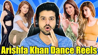 Reacting to Arishfa Khan Dance Reels 😱 [upl. by Dionysus]