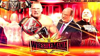 WWE  Brock Lesnar 2019 Theme Song  quotNext Big Thingquot Wrestlemania Edition  DL [upl. by Gefen]