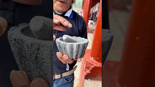 Un molcajete bonito y barato michoacan artesaniasmexicanas [upl. by Gnol997]