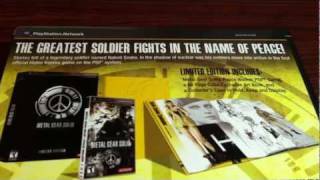 Metal Gear Solid Peace Walker  Limited Edition Sony PSP  Unboxing 50  HD [upl. by Aleemaj]