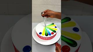 1kg So Yummy Strawberry Cake Rainbow Colour shortsfeed cake shorts youtube cakedesign food [upl. by Adli]