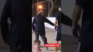 grandpa op football play football respect skills ufc shortsfeed foryou [upl. by Errick366]