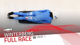 Winterberg  BMW IBSF World Cup 20202021  Womens Skeleton Heat 1  IBSF Official [upl. by Margy]