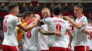 Poland 50 San Marino  World Cup Qualification  All goals and highlights  09102021 [upl. by Peisch]