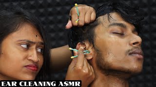 Intense Head Massage amp Scalp Scratching Ear Cleaning amp Earwax Extraction  Neck Cracking  ASMR [upl. by Ahseei]