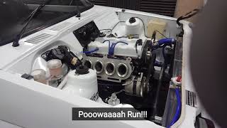 mk1 Ford Fiesta RWD ST170 on the Dyno [upl. by Dlorag]