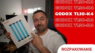 LED Godox TL30K4  Rozpakowanie zestawu lamp [upl. by Nnahgiel621]