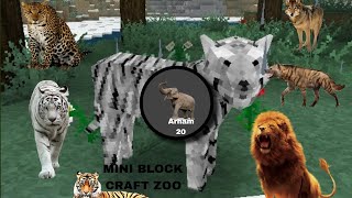 Mini block craft zoo full gameplay [upl. by Aitnas]