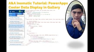 PowerApps Tutorial  Cooler Gallery Data Display with HTMLText  AampA Inomatic [upl. by Atiuqrahs]