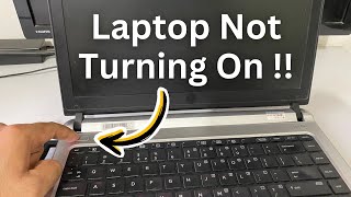 Laptop Wont Turn On  Laptop Not Turning On Quick Fix✅ [upl. by Avahc]