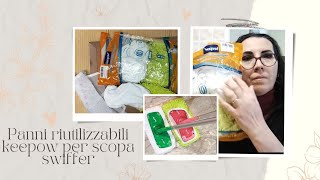 Panni riutilizzabili keepow per scopa swiffer [upl. by Eseerahs]