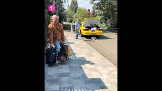 Taxi Driver Demands Tip from Elderly Passenger shorts [upl. by Laeahcim]