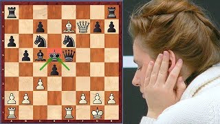 Judit Polgars Most Brutal Attack vs Mamedyarov [upl. by Nefets]