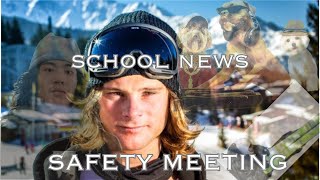 SCHOOL NEWS  Ep 9  Safety Meeting [upl. by Brande]