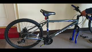 Cross FXT500 26 inch front suspension Mountain Bike bought from Argos [upl. by Woolcott165]