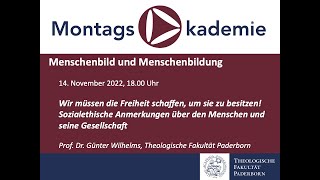 Montagsakademie am 14112022 – Prof Dr Günter Wilhelms [upl. by Ardyth]