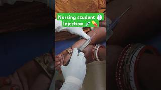 subcutaneousintradermal injection💉 nursing student🥼neet bscnursing subcutaneous injection [upl. by Atsirtal]