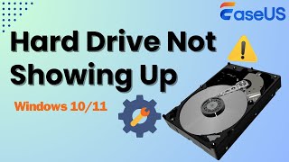 How to Fix Hard Drive Not Showing Up on Windows 1011 4 Ways [upl. by Lorrin]