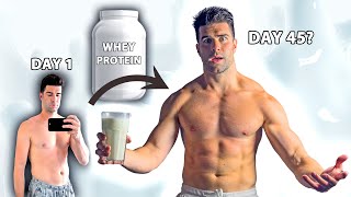 I Drank a Protein Shake Every Day  for 45 Days [upl. by Leerzej]