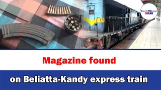 Magazine found on BeliattaKandy express train [upl. by Akenat723]