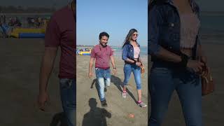 Jaymin Vaghela amp Janu Raval Actress Diu Shooting Time 2023 Short Video Jaymin Vaghela [upl. by Narahs]