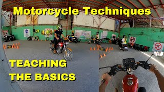 Teaching Basic Motorcycle Techniques to a Zero Knowledge Rider [upl. by Ahseikram462]