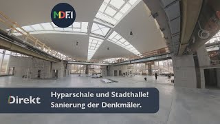 Sanierung der Stadthalle und Hyparschale [upl. by Nashoma670]