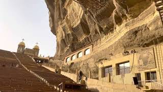 Spin around the Cave Church of the Zabaleen in Cairo Egypt [upl. by Jordain]