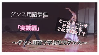 ～ダンス用語で学ぶ社交ダンス～実践編【ヒールターンやピボットもこれで解決！？】 [upl. by Naenaj]