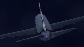 EgyptAir Flight 990  Crash Animation [upl. by Norven737]