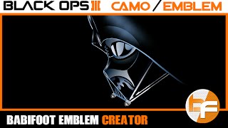 Black Ops 3 Emblem Tutorial 041  Darth Vader Babifoot [upl. by Jacki]