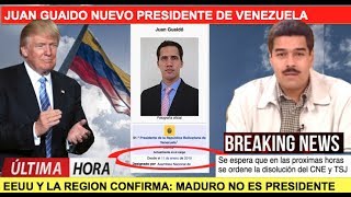 Juan Guaidó reemplaza a Maduro y asume presidencia [upl. by Gerk]