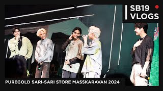 SB19 VLOGS Puregold SariSari Store MassKaravan 2024 [upl. by Terrijo270]