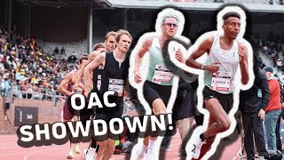 OACs Yared Nuguse And Ollie Hoare Battle In Mens Mile At Penn Relays 2024 [upl. by Buerger390]