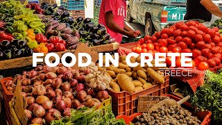 Crete Why is Food in Crete Island of Greece so Tasty and Healthy mediterraneanfood [upl. by Shanahan]