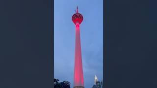 KL Tower 421M World 7th tallest tower shorts kltower youtubeshorts malaysia kualalumpurtravel [upl. by Kirit19]