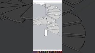 ✅Making staircase inside sketchup with this simple trick sketchup new youtubeshorts [upl. by Asante]